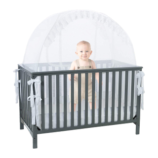 Empêcher le bébé de grimper sur la sécurité Pop Up Baby Crib Canopy Cover Tent Crib Net